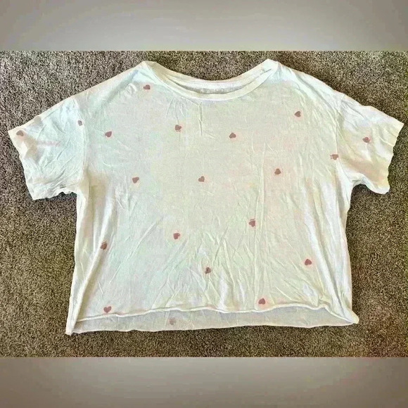 Victoria Secret PINK Heart Crop Top - Picture 1 of 3